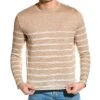 Vince Stripe Linen T-Shirt Men