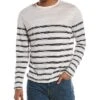 Vince Stripe Linen T-Shirt Men -Vince 1010338283 RLLD 1