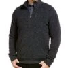 Vince Boucle Wool-Blend 1/4-Zip Mock Pullover Men -Vince 1010399468 RLLD 1