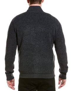 Vince Boucle Wool-Blend 1/4-Zip Mock Pullover Men -Vince 1010399468 RLLD 2