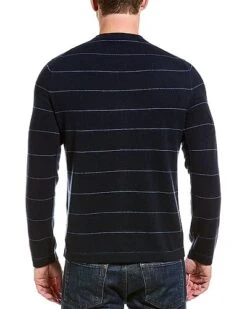 Vince Stripe Crew Cashmere Sweater Men -Vince 1010399474 RLLD 3
