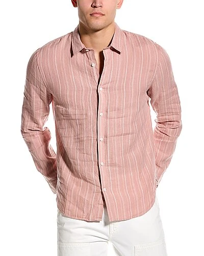 Vince Classic Fit Linen Shirt Men 3 Vince Classic Fit Linen Shirt Men