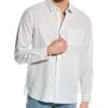 Vince Cabana Stripe Classic Fit Linen-Blend Shirt Men -Vince 1010529906 RLLD 1