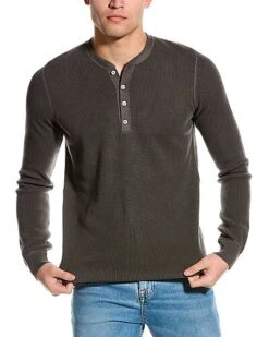 Vince Thermal Henley Shirt Men