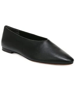 Front Page 9 Vince Behati Leather Flat Women