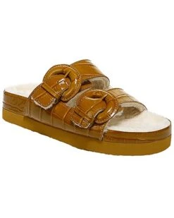 Vince Glyn Shearling Leather Slide Women