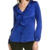 Vince Camuto Ruffle Front Blouse Women -Vince 1411001226 RLLD 1
