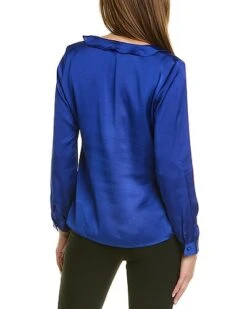 Vince Camuto Ruffle Front Blouse Women -Vince 1411001226 RLLD 2