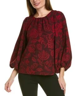 Vince Camuto Puff Sleeve Blouse Women
