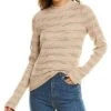 Vince Variegated Rib Striped Mock Neck Sweater Women -Vince 1411030098 RLLD 1