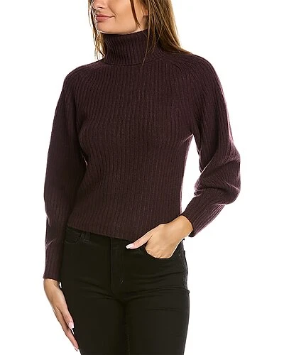 Vince Open Back Turtleneck Cashmere Sweater Women 3 Vince Open Back Turtleneck Cashmere Sweater Women