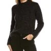 Vince Textured Mock Neck Wool, Cashmere & Silk-Blend Sweater Women -Vince 1411115249 RLLD 1
