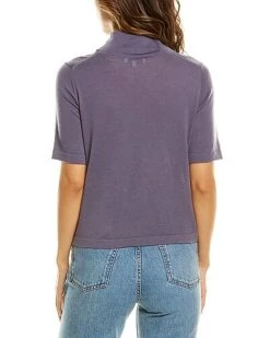 Vince Mock Neck Wool & Cashmere-Blend Sweater Women -Vince 1411117798 RLLD 2