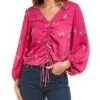 Vince Camuto Drawstring Blouse Women