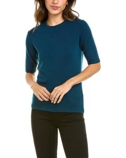 Vince Elbow Wool-Blend T-Shirt Women