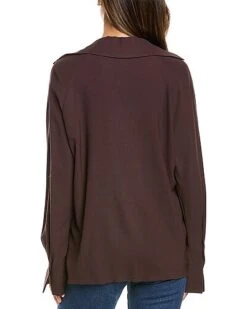 Vince Tie Neck Collar Wool-Blend Blouse Women -Vince 1411169307 RLLD 2