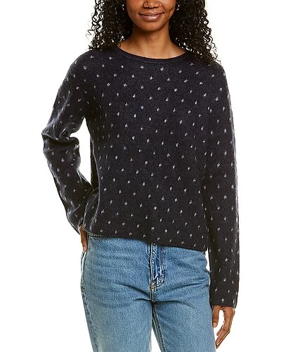 Vince Starry Dot Jacquard Mohair & Alpaca-Blend Sweater Women 3 Vince Starry Dot Jacquard Mohair & Alpaca-Blend Sweater Women