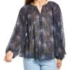 Vince Deco Floral Pleated Blouse Women -Vince 1411253465 RLLD 1
