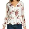 Vince Camuto Surplice Blouse Women