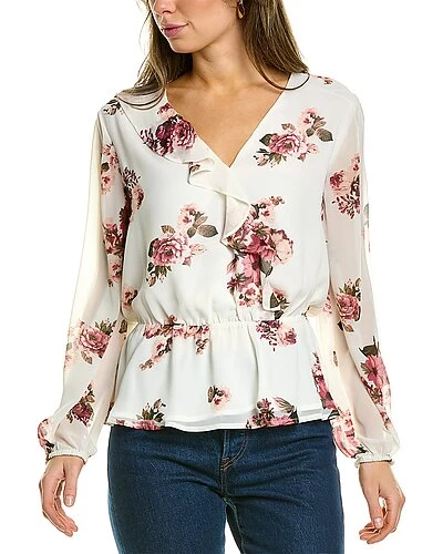 Vince Camuto Surplice Blouse Women 3 Vince Camuto Surplice Blouse Women