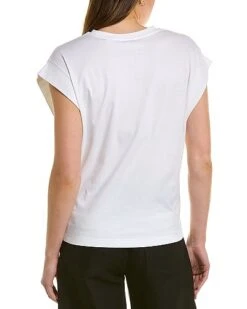 Vince Rib Trim Muscle T-Shirt Women -Vince 1411286795 RLLD 2