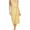 Vince Scoop Neck Wrap Dress Women -Vince 1411302823 RLLD 1