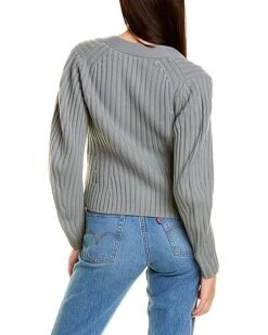 Vince Poet Sleeve Wool & Cashmere-Blend Cardigan Women -Vince 1411322084 RLLD 2