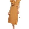 Vince Braided Belt Wrap Dress Women 2 Vince Braided Belt Wrap Dress Women -Vince 1411337594 RLLD 1