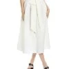 Vince Belted Linen-Blend Skirt Women -Vince 1411337616 RLLD 1