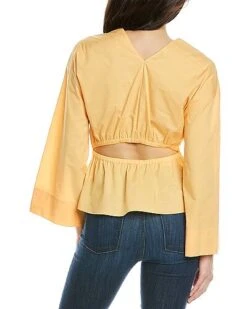 Vince Double V-Neck Top Women -Vince 1411337627 RLLD 2