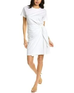 Vince Tie-Waist T-Shirt Dress Women