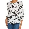 Vince Camuto Pleated Sleeve Top Women -Vince 1411371618 RLLD 1