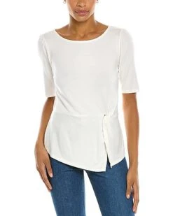 Vince Camuto Twisted Hem Top Women