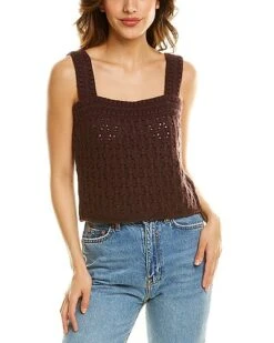 Vince Crochet Wool & Cashmere-Blend Cami Women