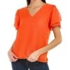 Vince Camuto Tulip Sleeve Top Women