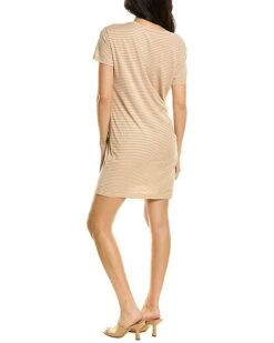 Vince Classic Stripe T-Shirt Dress Women -Vince 1411404964 RLLD 2