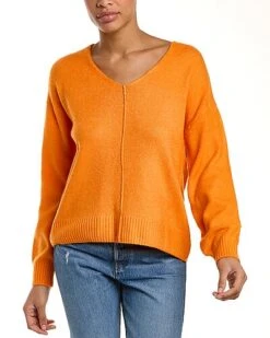 Vince Camuto Front Seam Cozy Sweater Women
