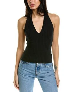 Vince Ribbed Halter Tank Women