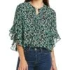 Vince Camuto Flutter Sleeve Pintuck Field Blouse Women -Vince 1411462665 RLLD 1