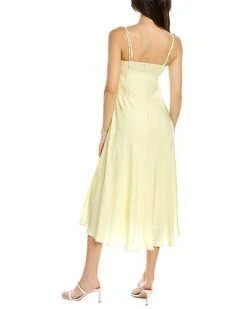 Vince Double Layer Midi Dress Women -Vince 1411462706 RLLD 2