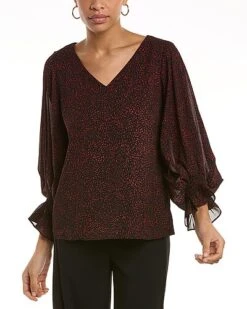 Vince Camuto Smock Cuff Top Women
