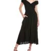 Vince Off-Shoulder Twist Dress Women -Vince 1411514576 RLLD 1