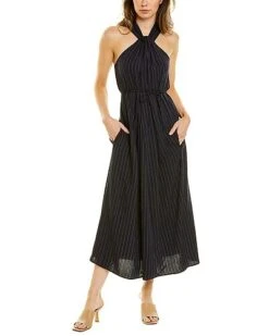 Vince Twist Halter Midi Dress Women