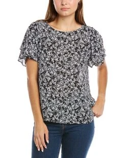 Vince Camuto Tulip Sleeve Blouse Women