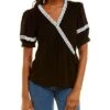 Vince Camuto Rochet-Trim Wrap Top Women -Vince 1411595970 RLLD 1