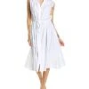 Vince Linen-Blend Shift Dress Women -Vince 1411597054 RLLD 1