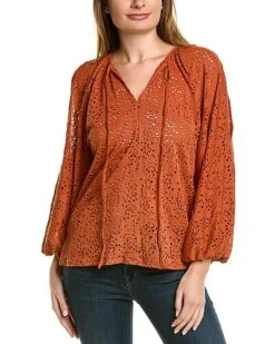 Vince Camuto Eyelet Lace Top Women