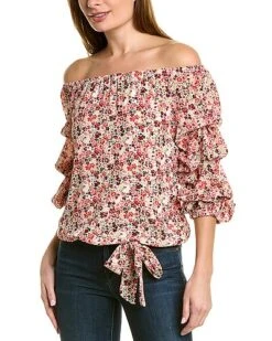 Vince Camuto Bubble Sleeve Blouse Women