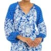 Vince Camuto Tropic Floral Peasant Blouse Women -Vince 1411671447 RLLD 1