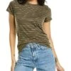 Vince Striped Essential T-Shirt Women 1 Vince Striped Essential T-Shirt Women -Vince 1411704245 RLLD 1